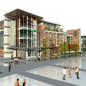 Rendering of the proposed new Clark Building