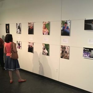 Social Justice Thru the Arts 2019 selfies displayed